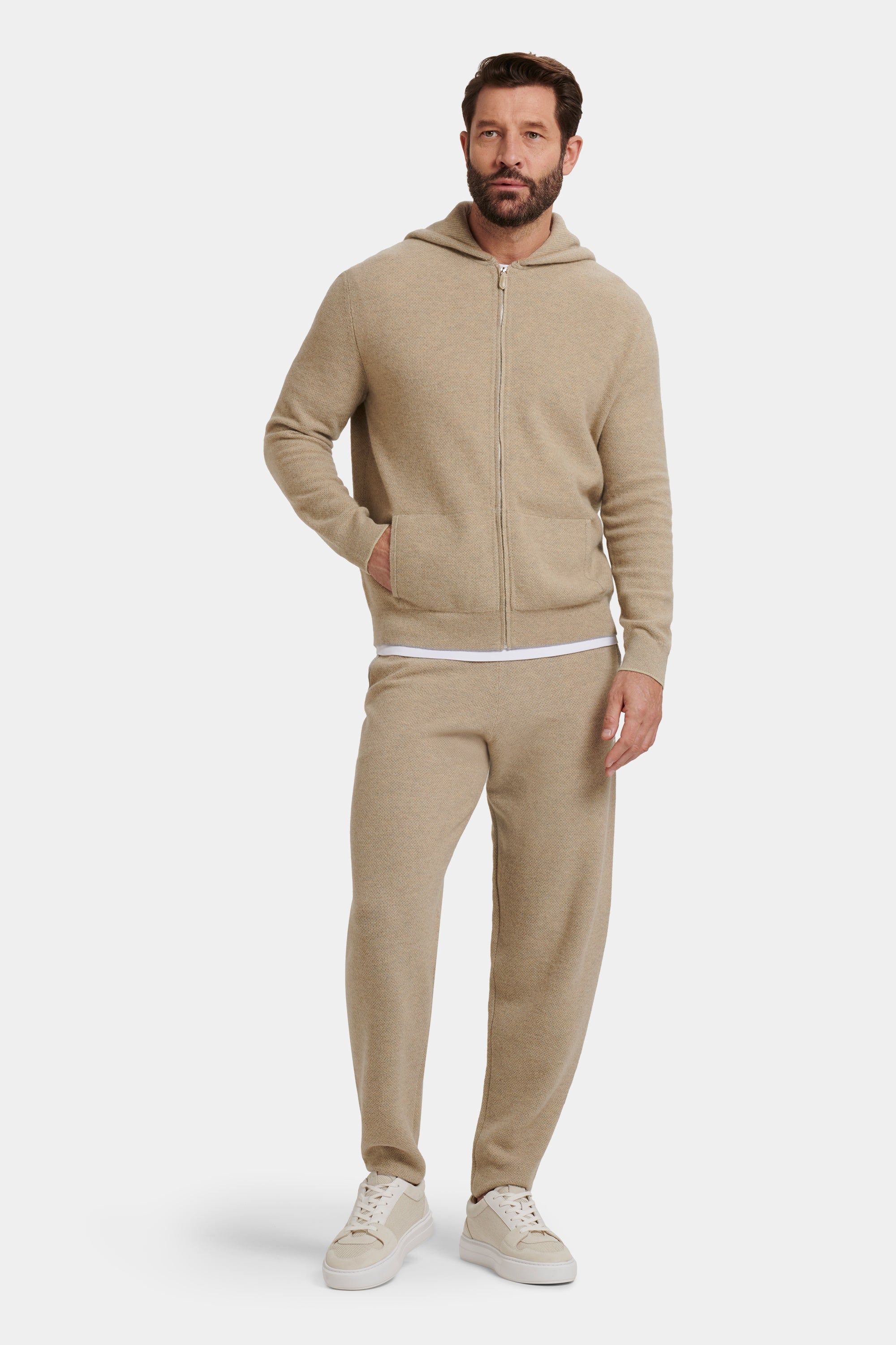 SUDADERA CON CAPUCHA Y CREMALLERA DE FARO