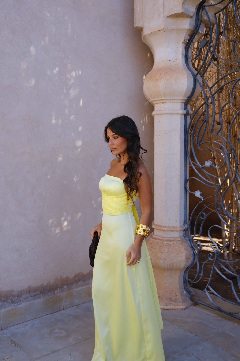 Vestido Triana en amarillo