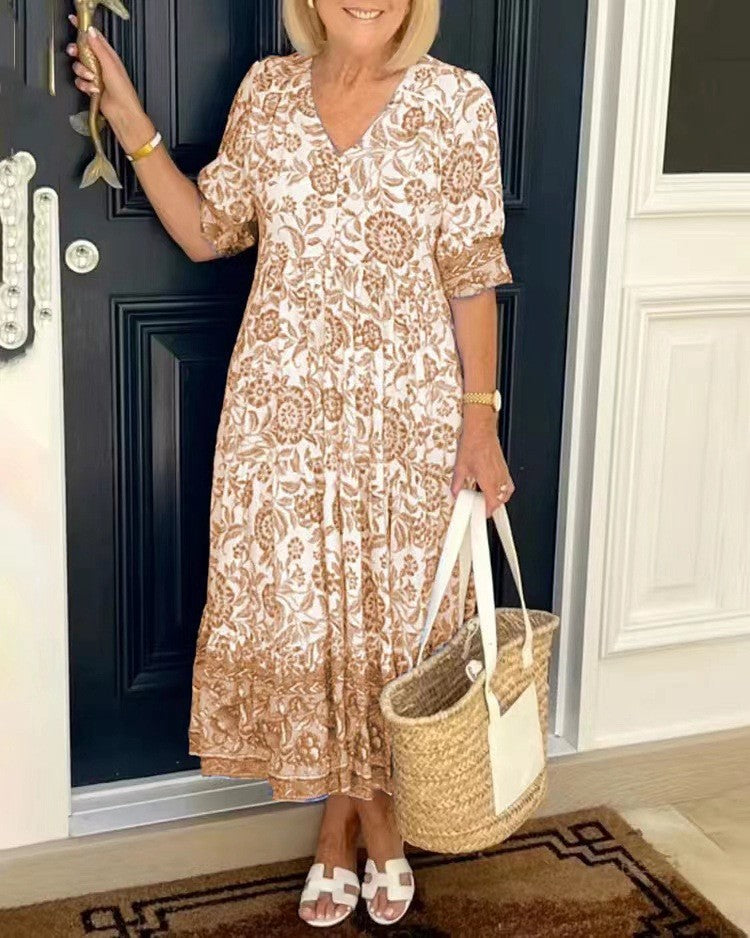 Madison – Robe légère et fluide à l’effet flatteur.