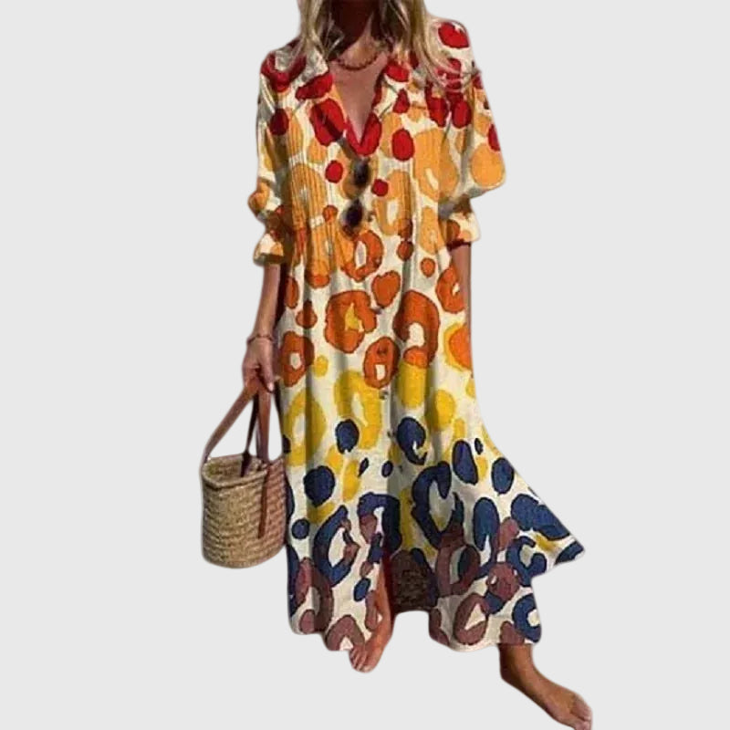 Zaria | Robe longue bohème chic