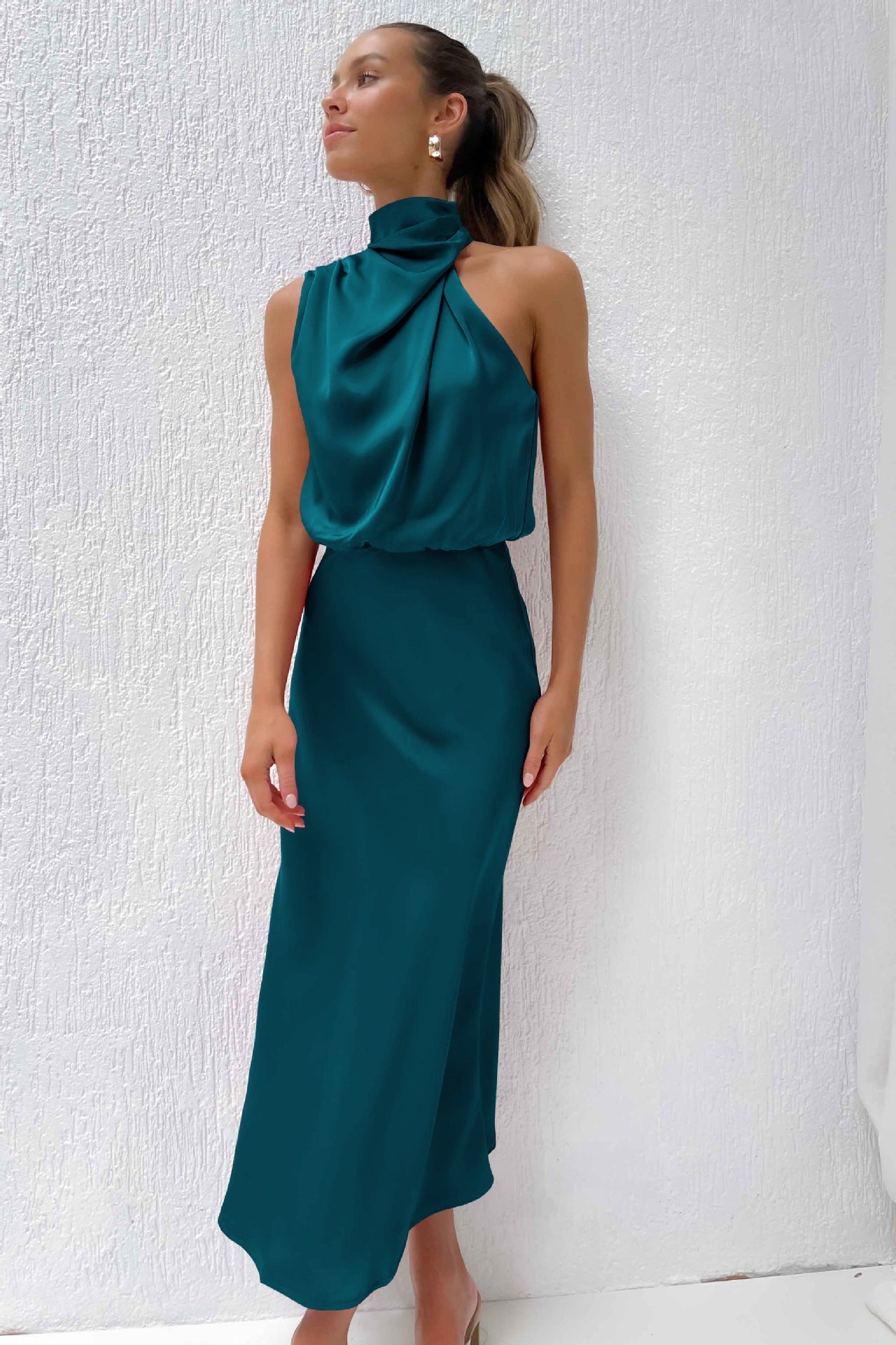 Violeta | Robe drapée Sahara