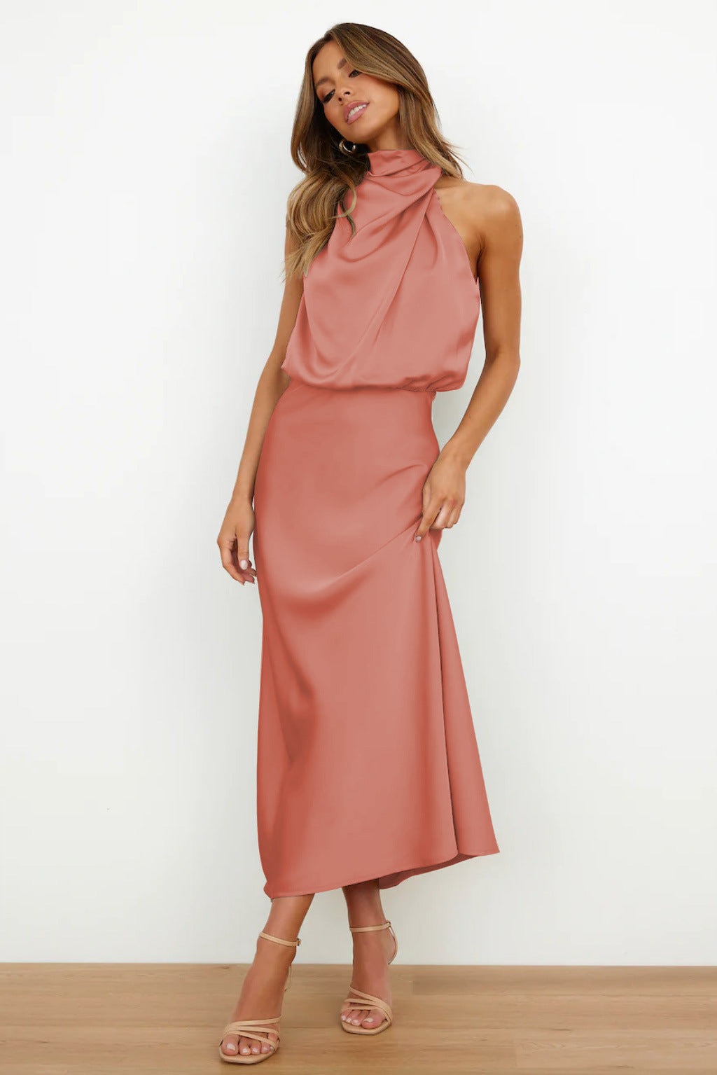 Violeta | Robe drapée Sahara