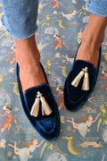 MOCASSINO MIDNIGHT ELEGANCE CON NAPPE CHAMPAGNE