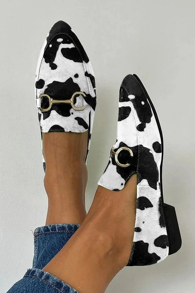 MOCASINES ESTAMPADOS CON HEBILLA