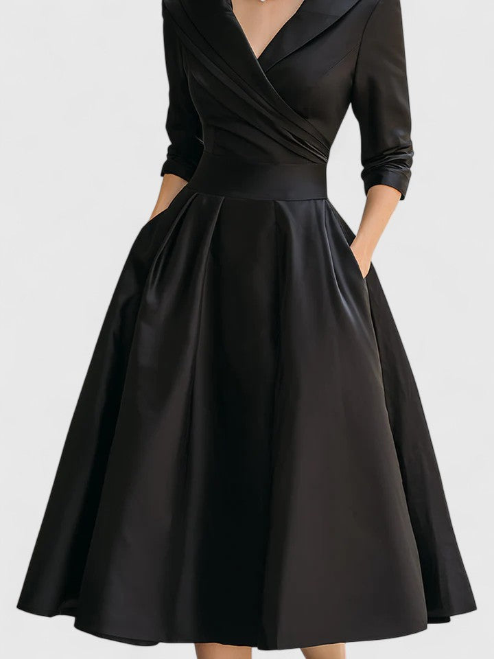 Zyrah™ | Elegante bata midi