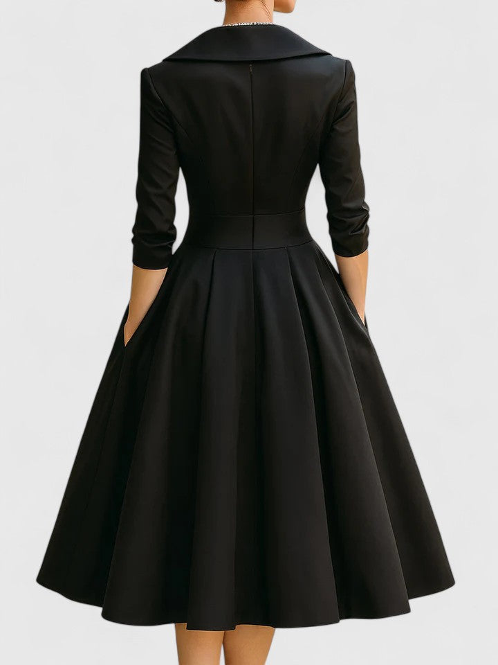 Zyrah™ | Elegante bata midi