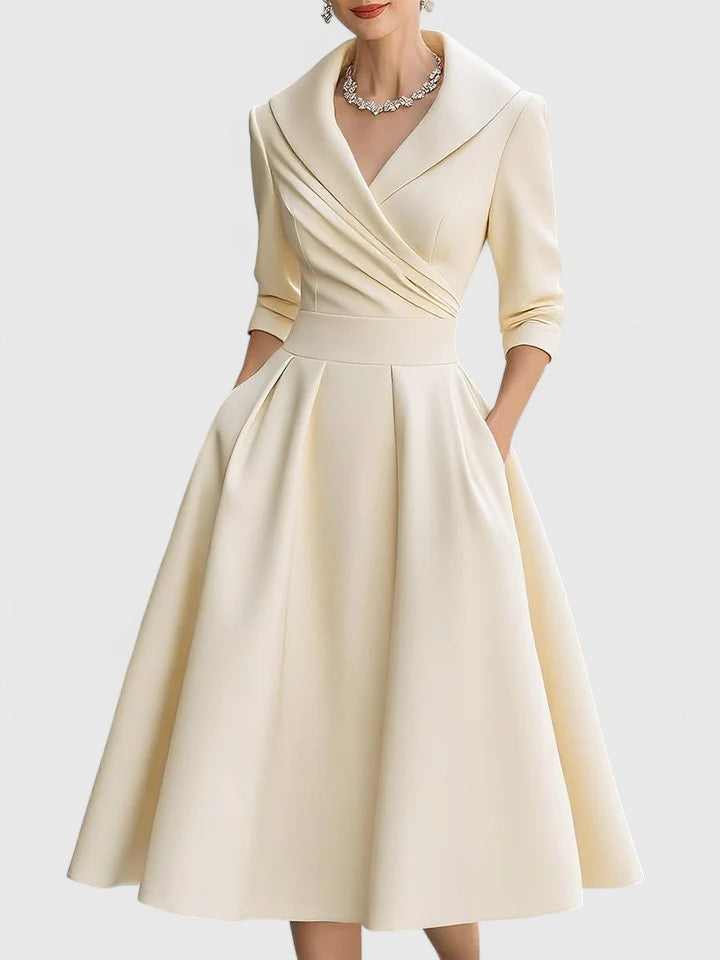 Zyrah™ | Élégante robe de chambre mi-longue