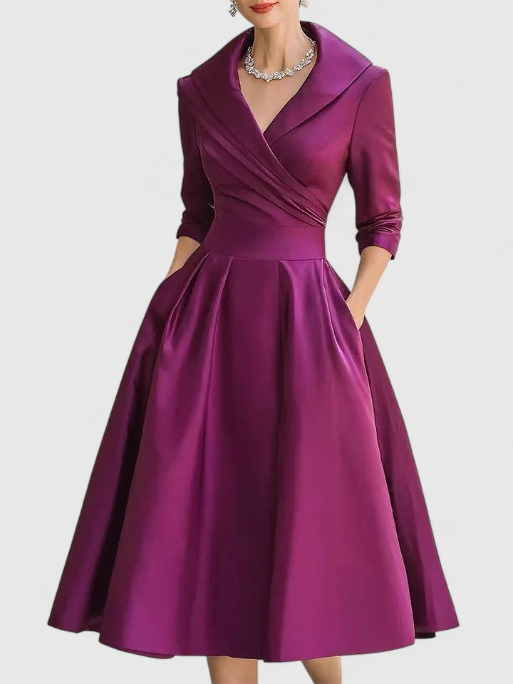 Zyrah™ | Élégante robe de chambre mi-longue