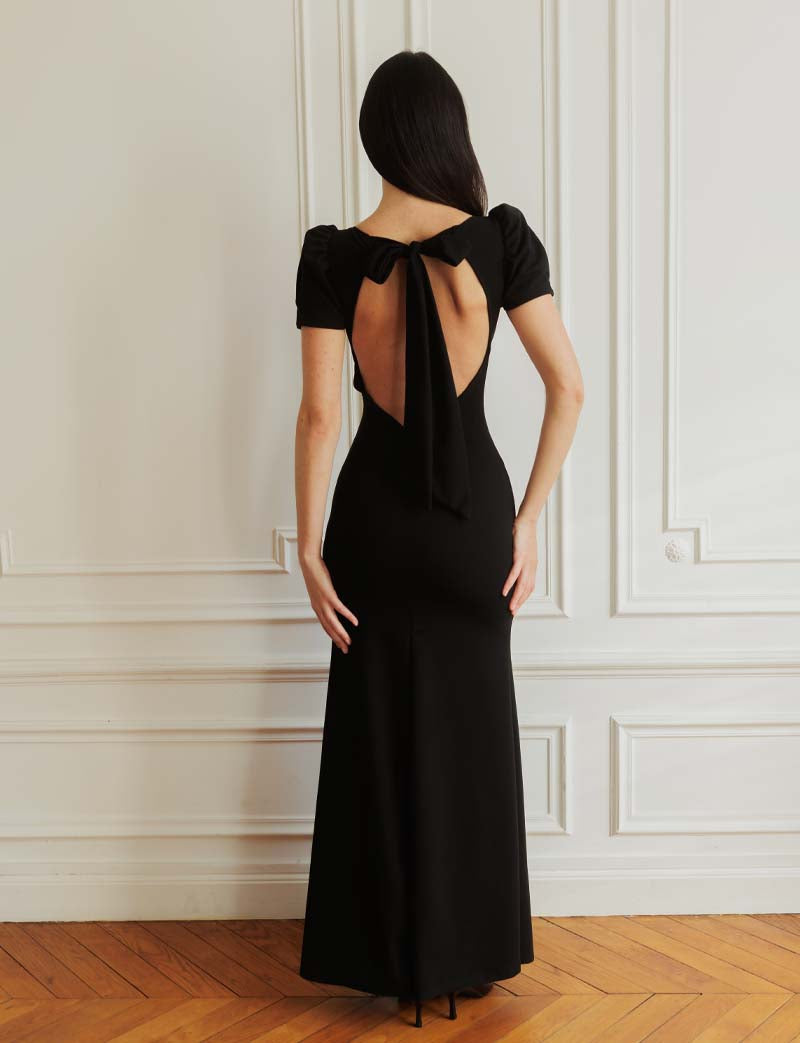 vestido marbella negro