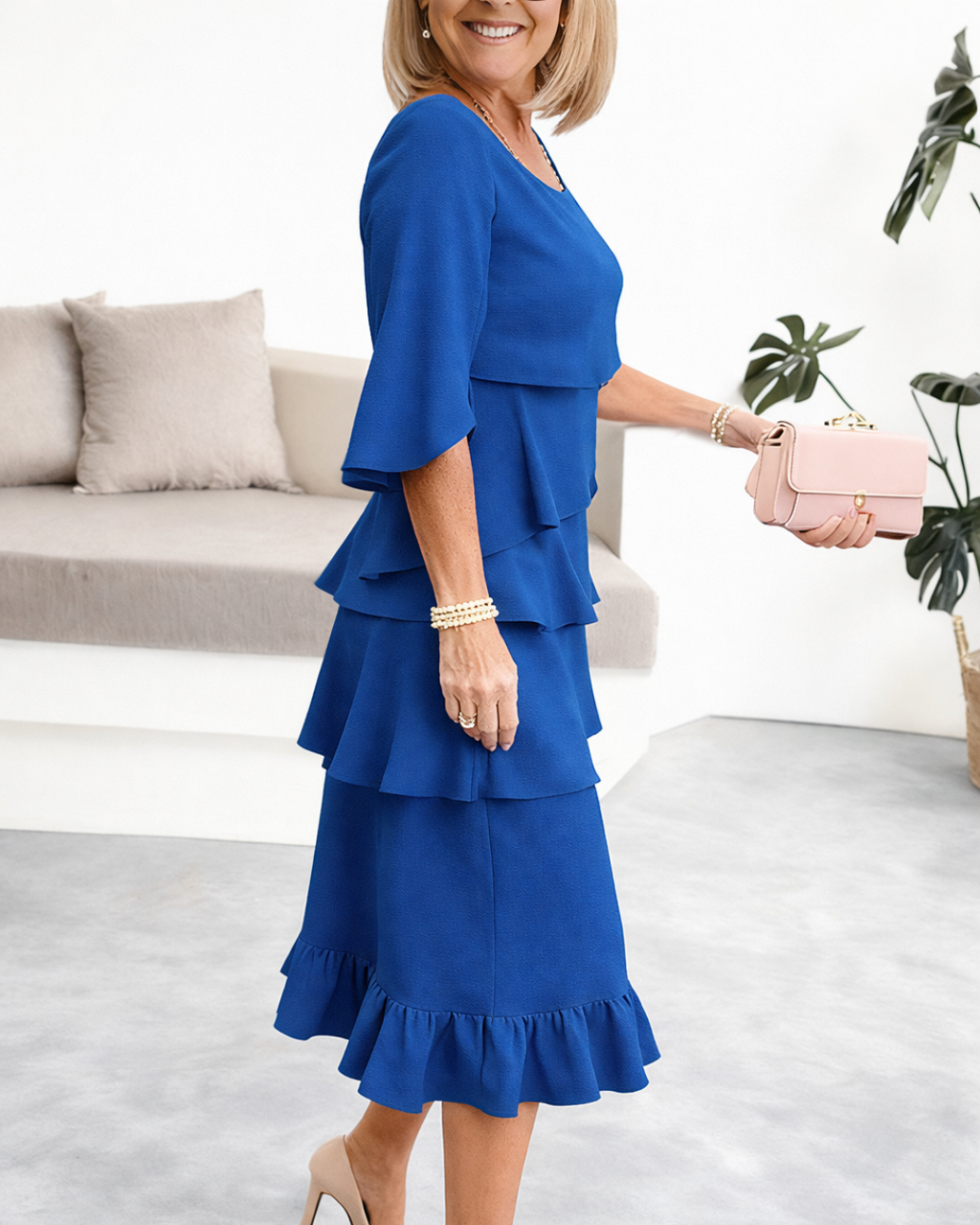 Patricia™ | Bata con volantes