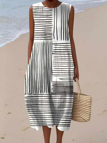 Vestido midi estampado Rina™
