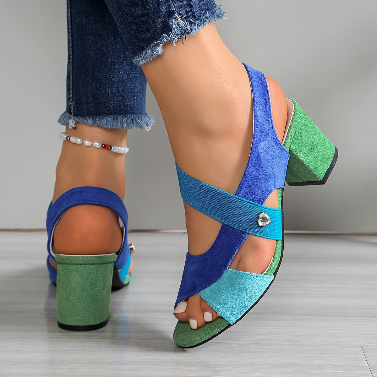 Linda™ | Tacones de bloque ortopédicos
