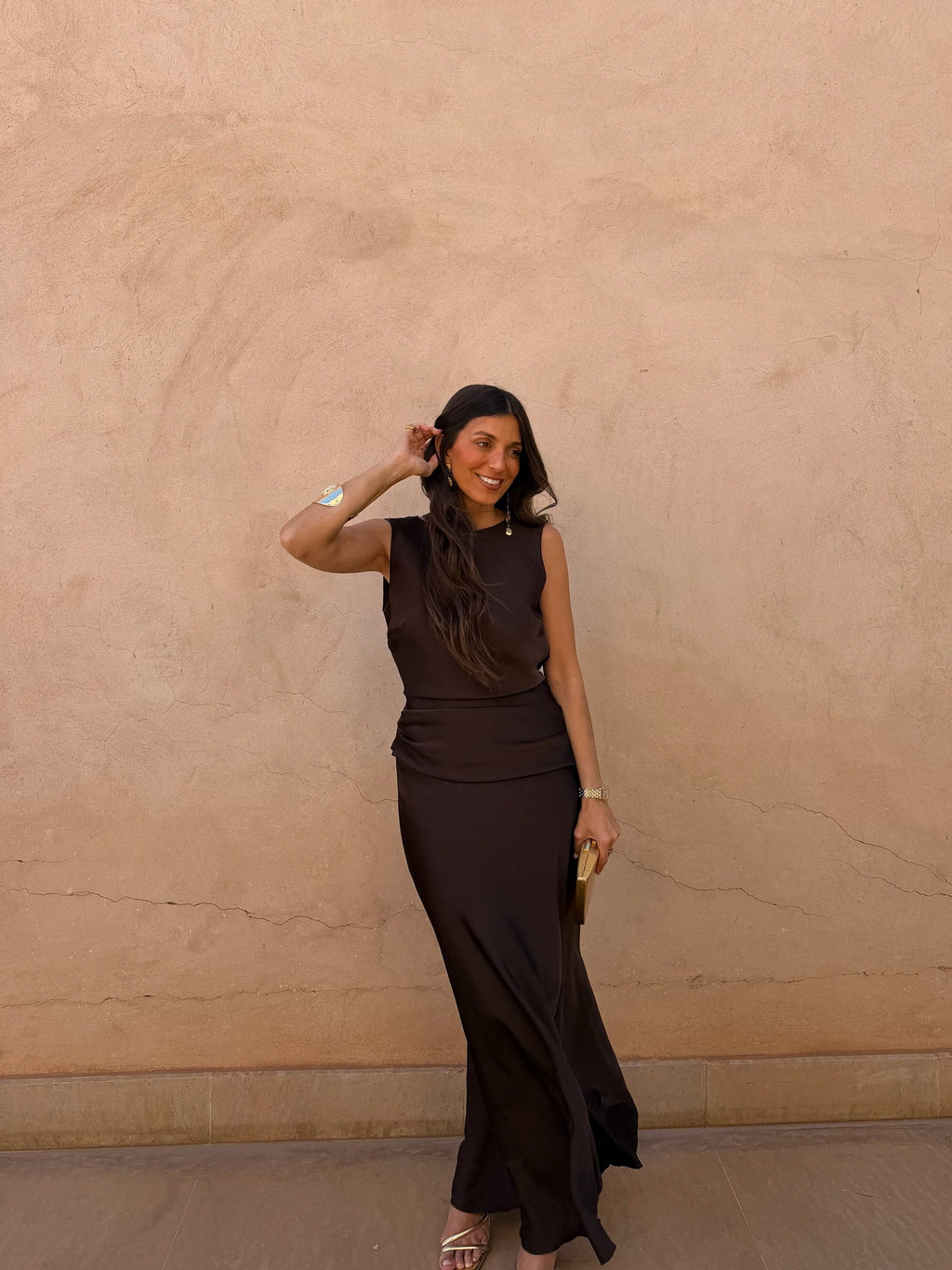 Vestido Medina en Marrón