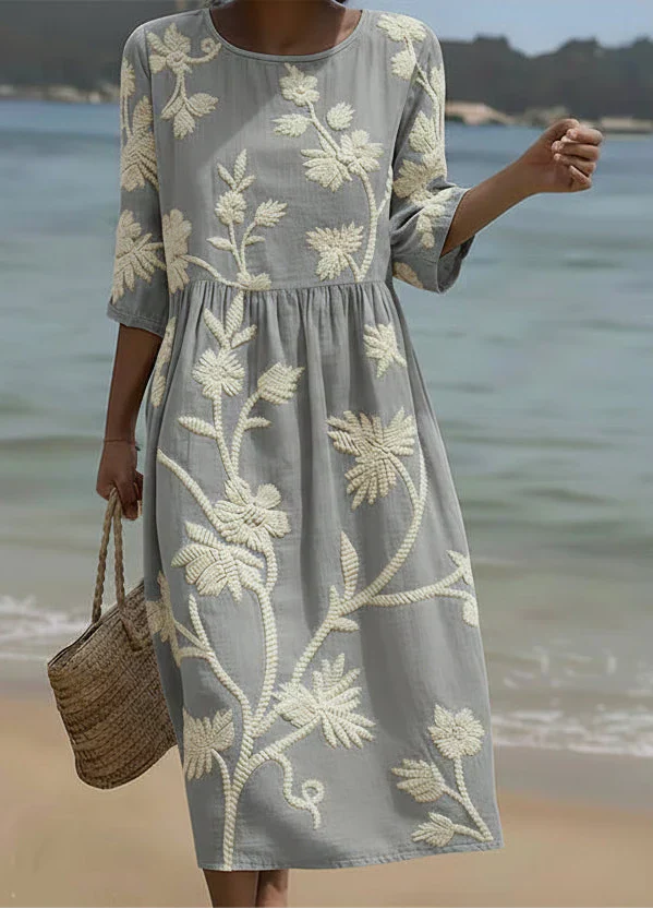 Ashley™ | Vestido Midi Floral