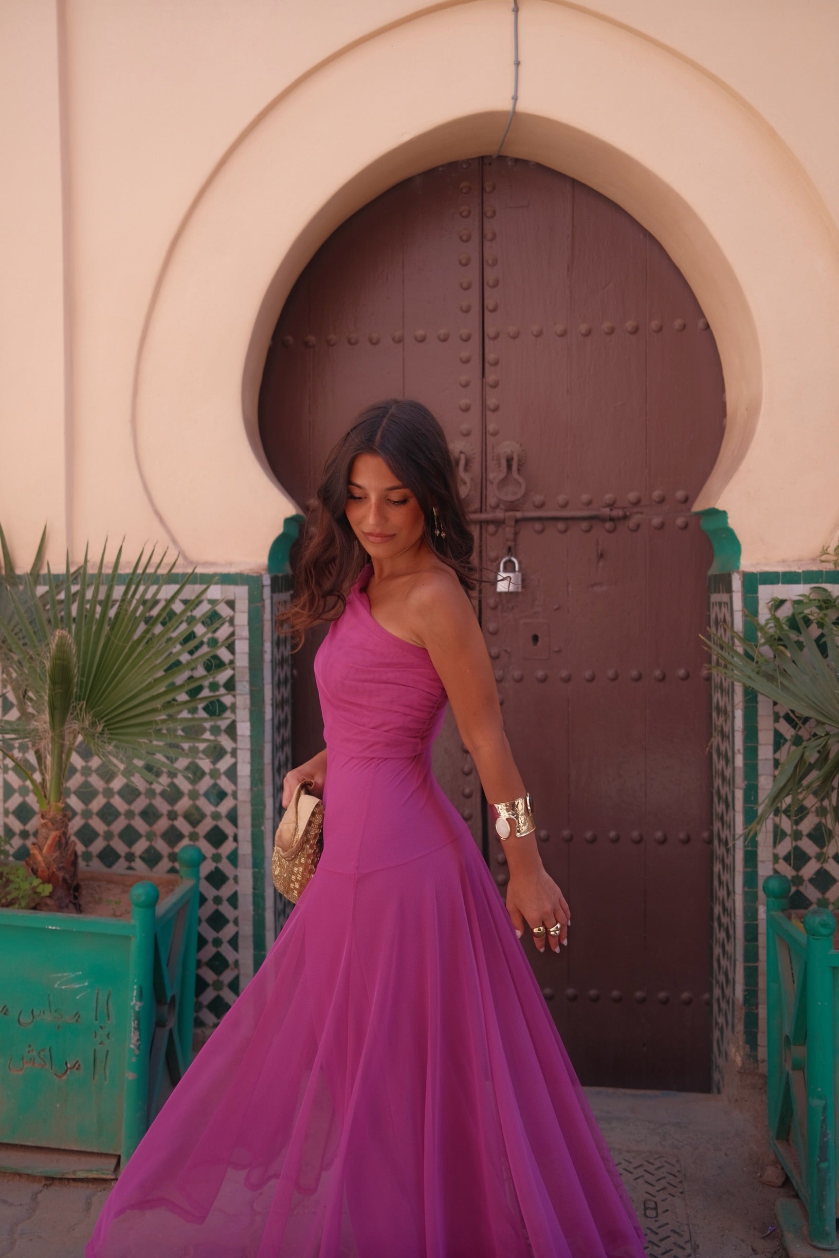 Vestido Toledo en fucsia - Envío del 11/05 al 18/05