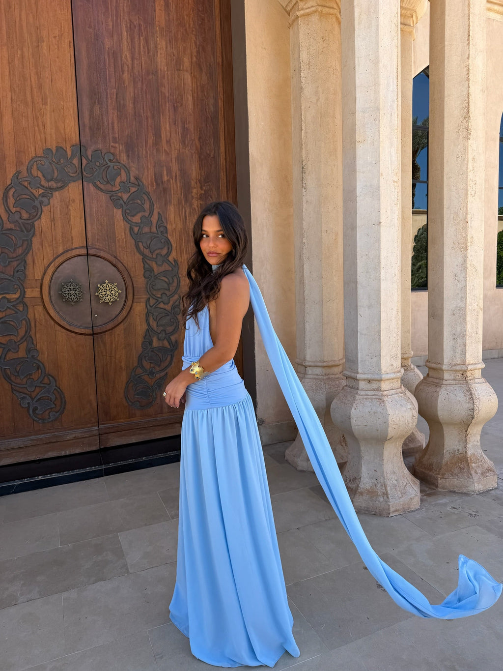 Vestido Paloma en azul