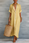 Manelle™ | Vestido Maxi de Línea Minimalista