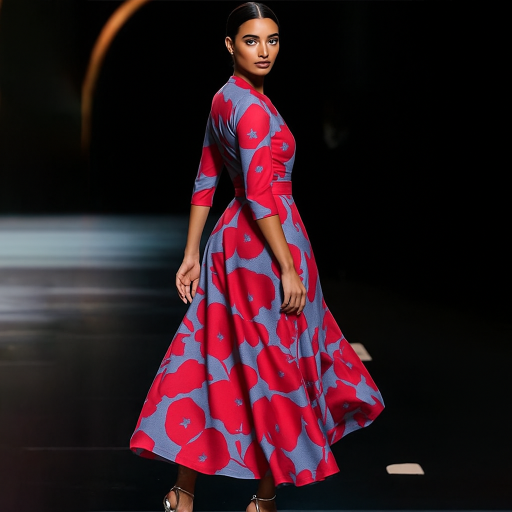 Aurora™ | Vestido cómodo de uso diario con escote en V