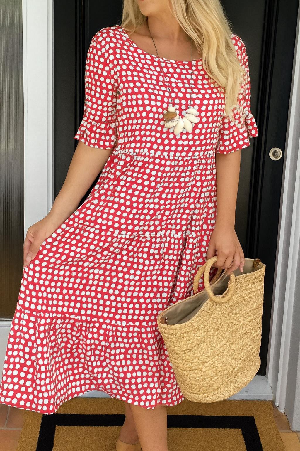 Iris™ | Robe midi sable