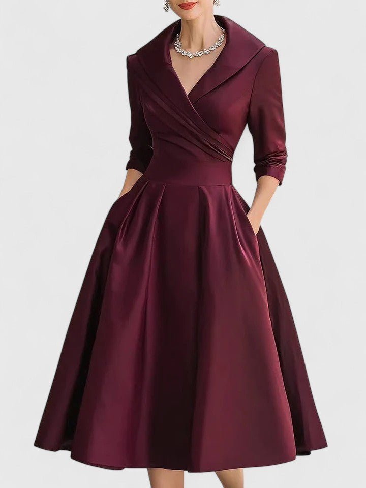 Zyrah™ | Élégante robe de chambre mi-longue