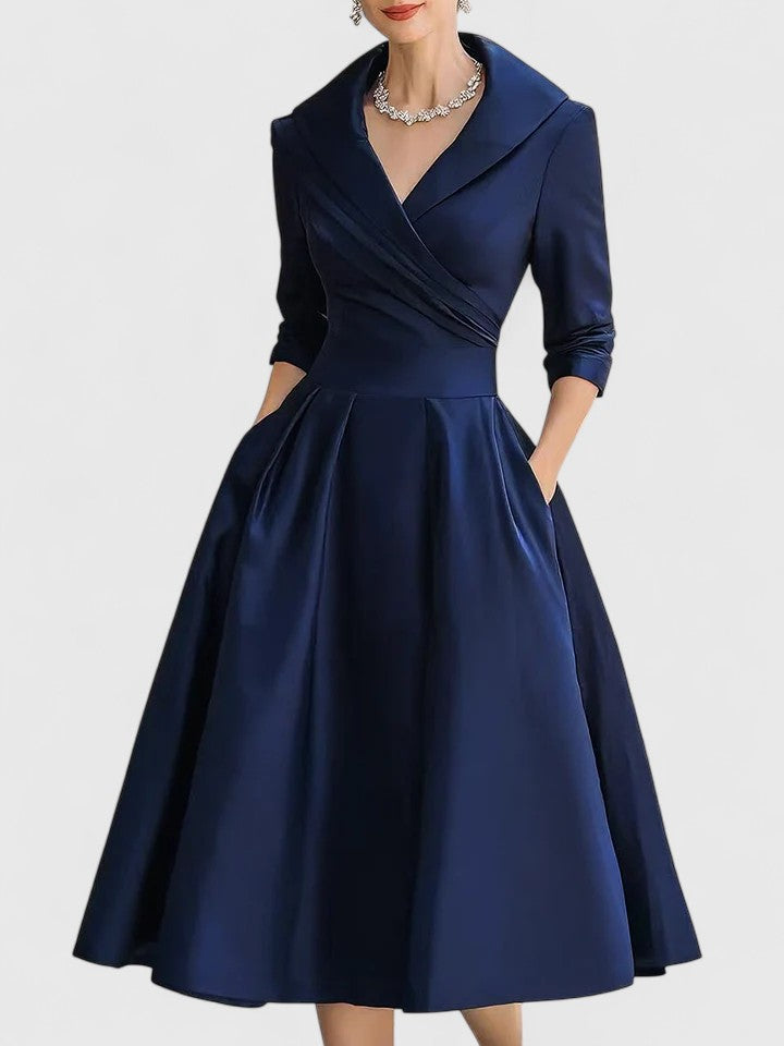 Zyrah™ | Élégante robe de chambre mi-longue