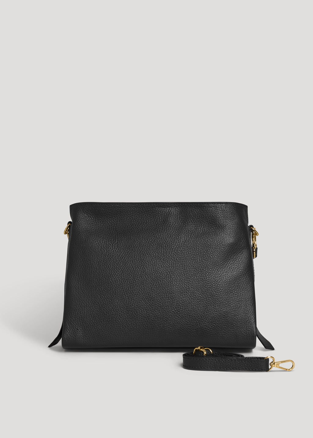 Bolso Braid de piel Dollaro Negro