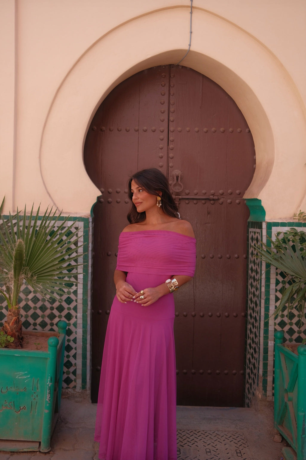 Vestido Toledo en fucsia - Envío del 11/05 al 18/05