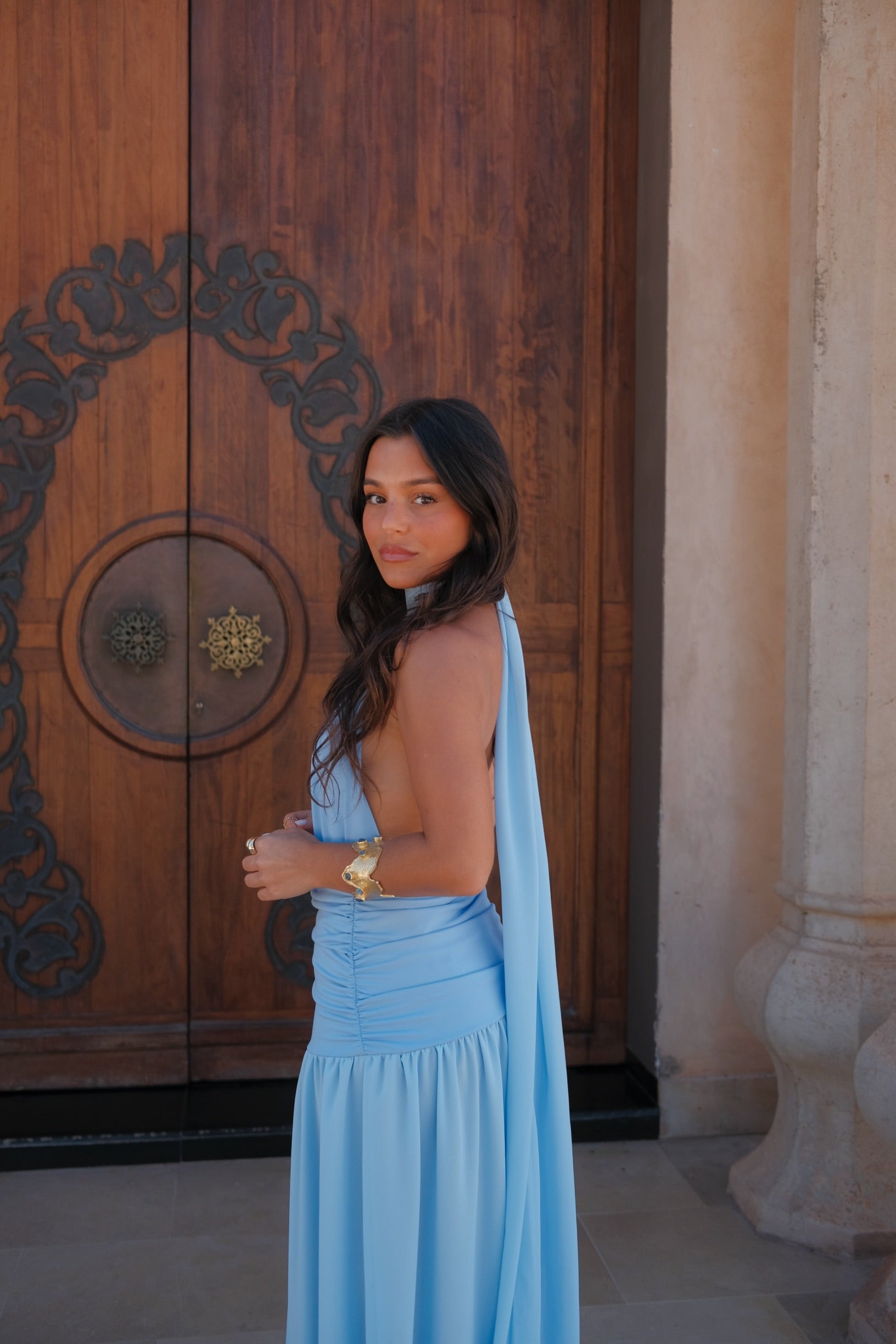 Vestido Paloma en azul