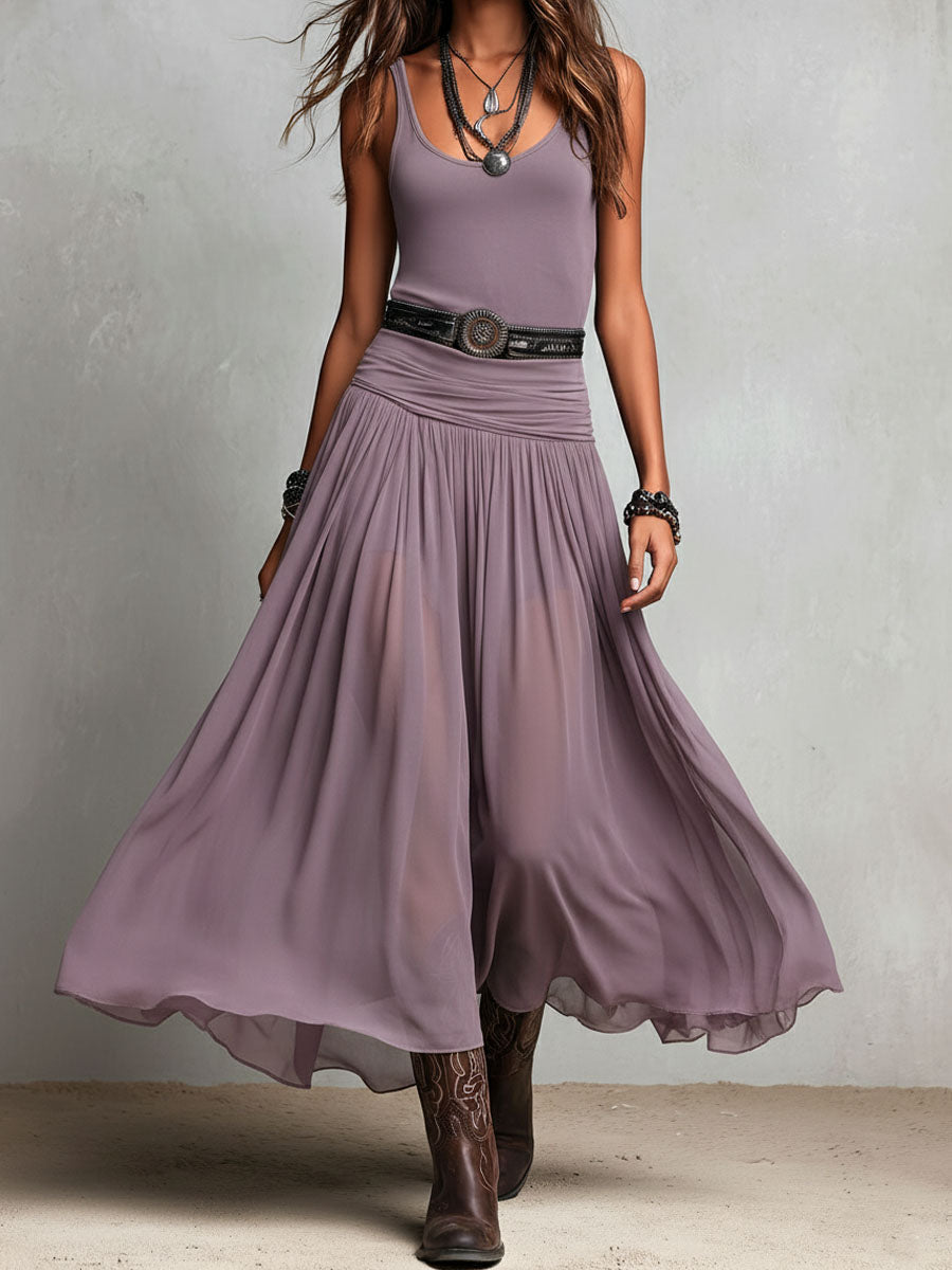 ROBE LONGUE ÉLASTIQUE
