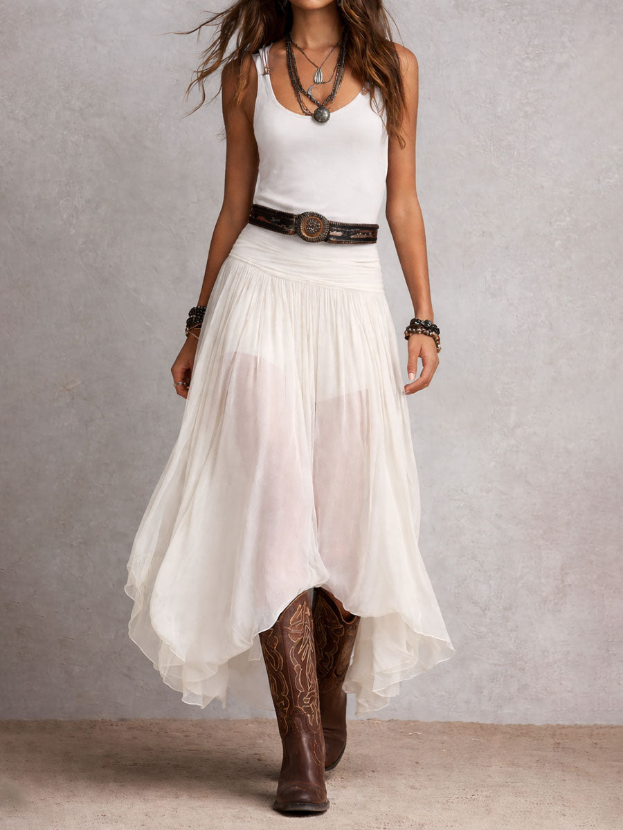 ROBE LONGUE ÉLASTIQUE