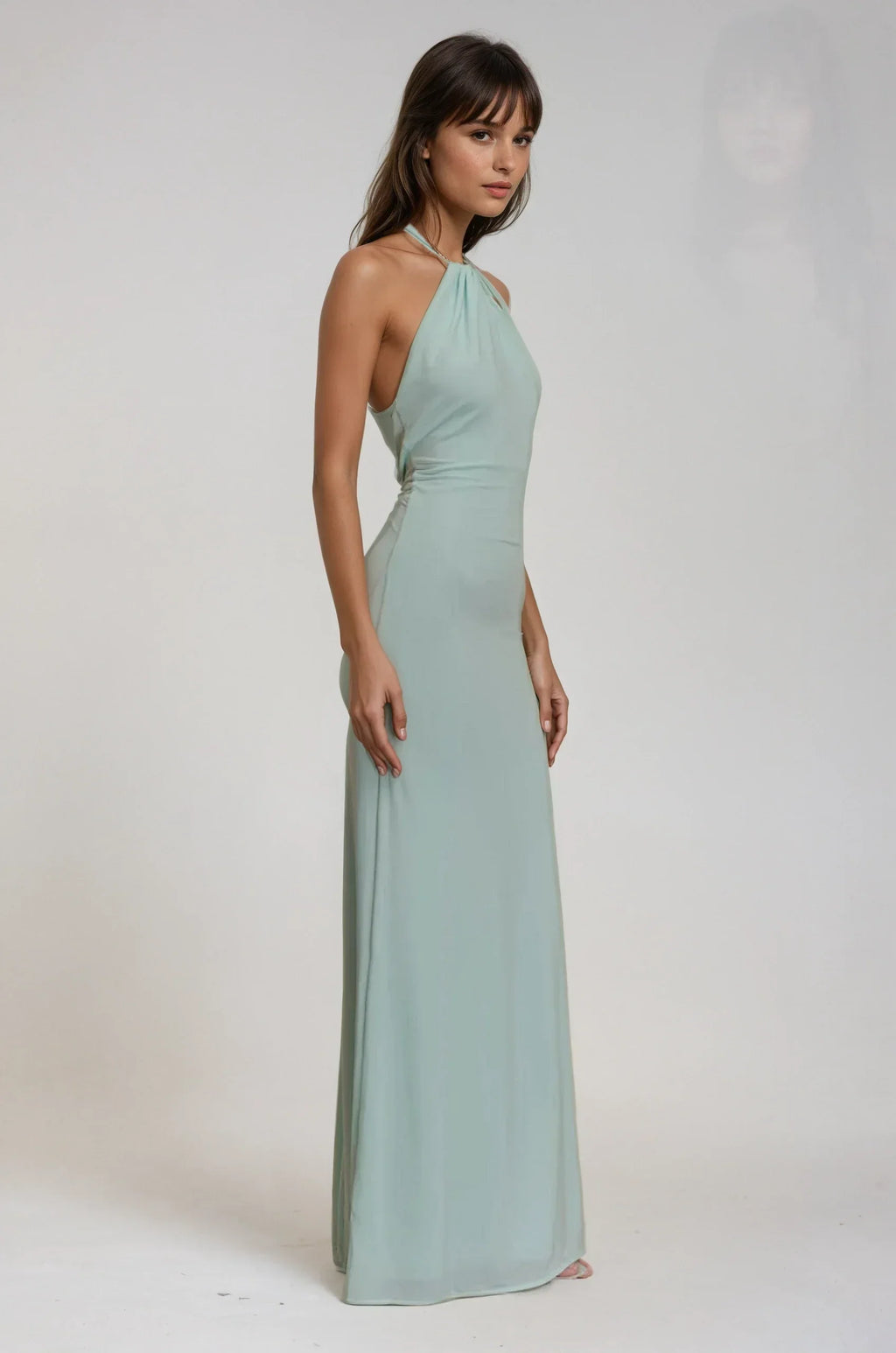 JANA | Vestido largo con cuello halter