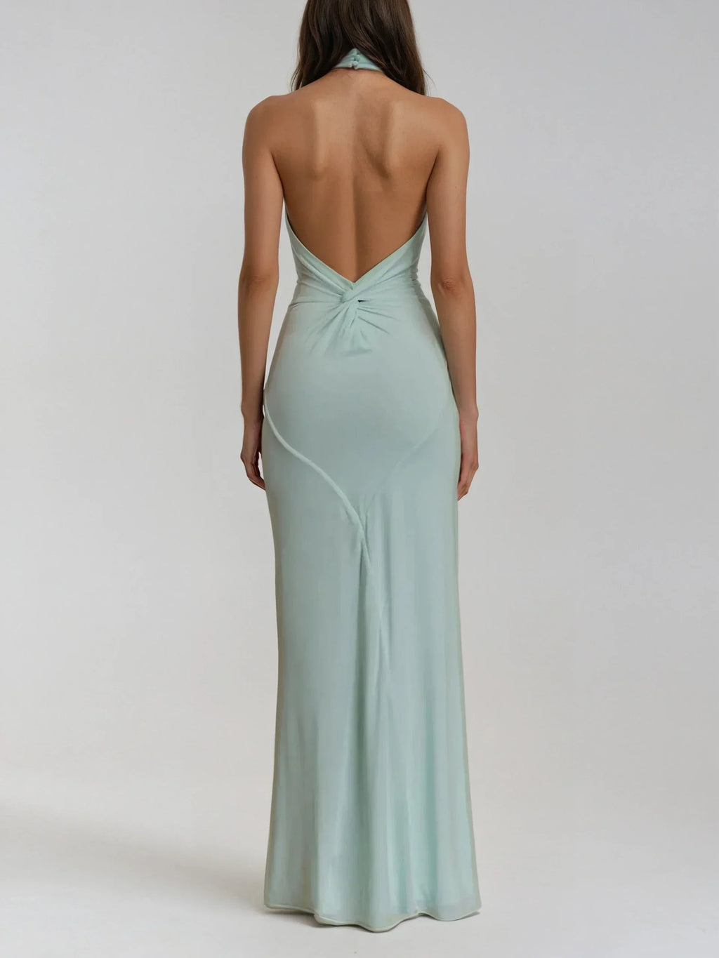 JANA | Vestido largo con cuello halter