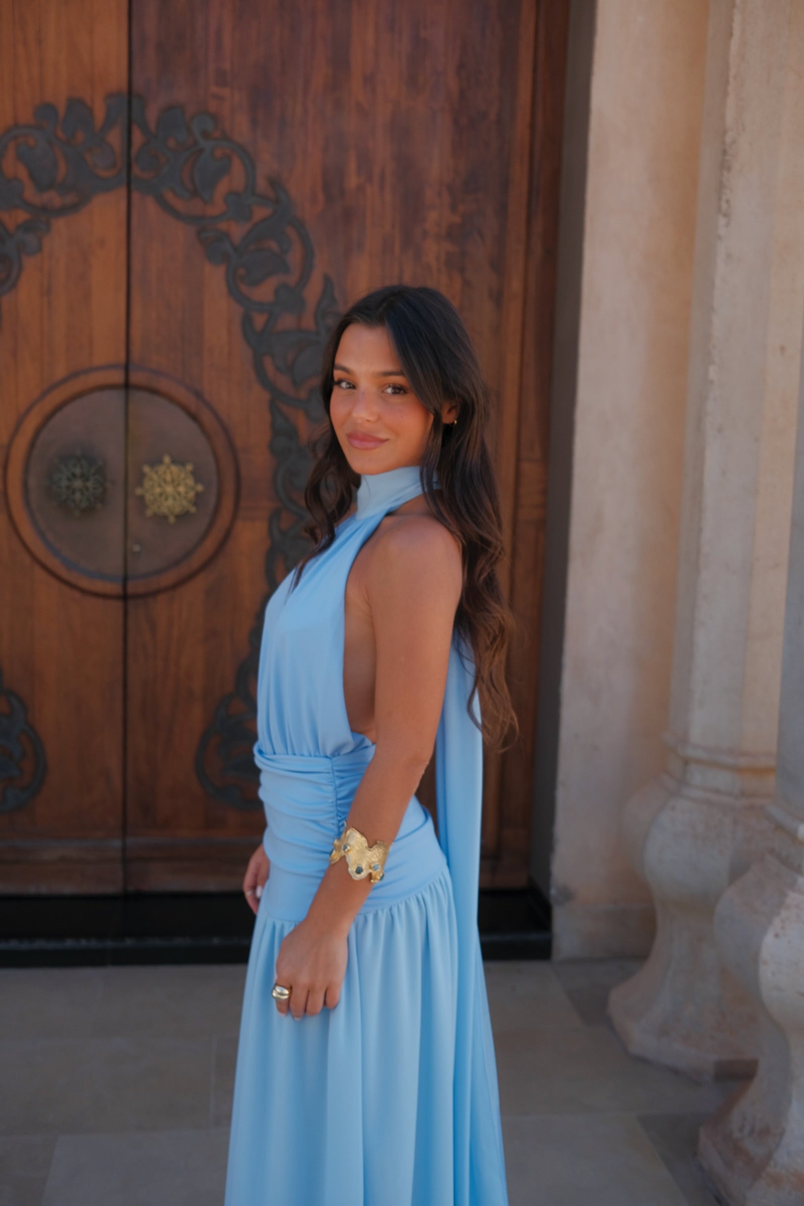Vestido Paloma en azul