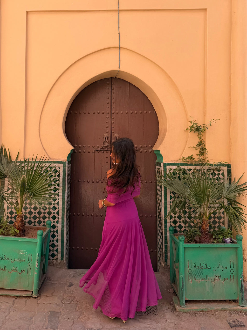 Vestido Toledo en fucsia - Envío del 11/05 al 18/05