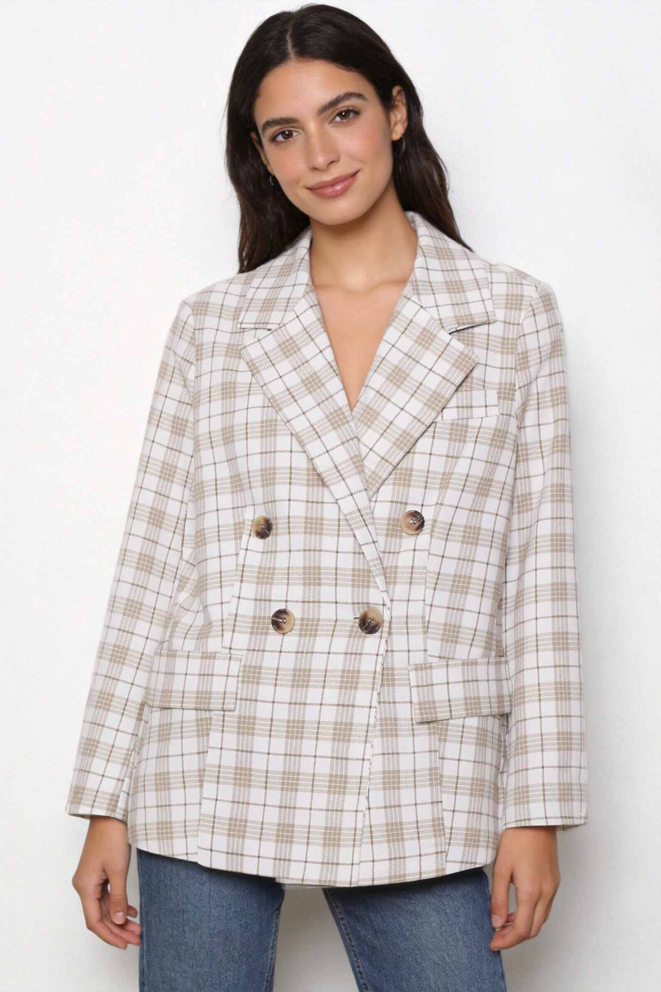 CHAQUETA ARMONIAS CUADROS