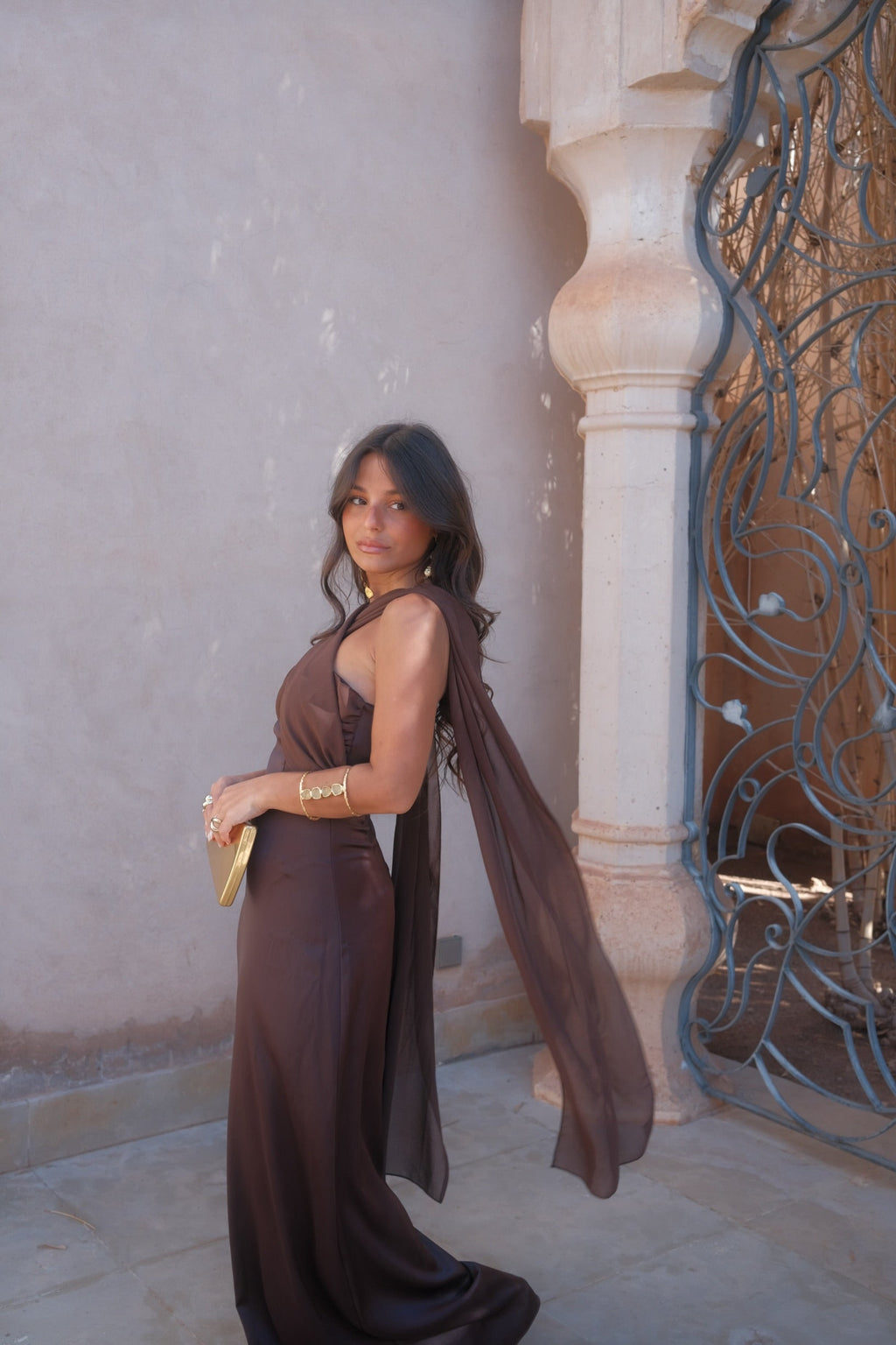 Vestido Triana en color marrón
