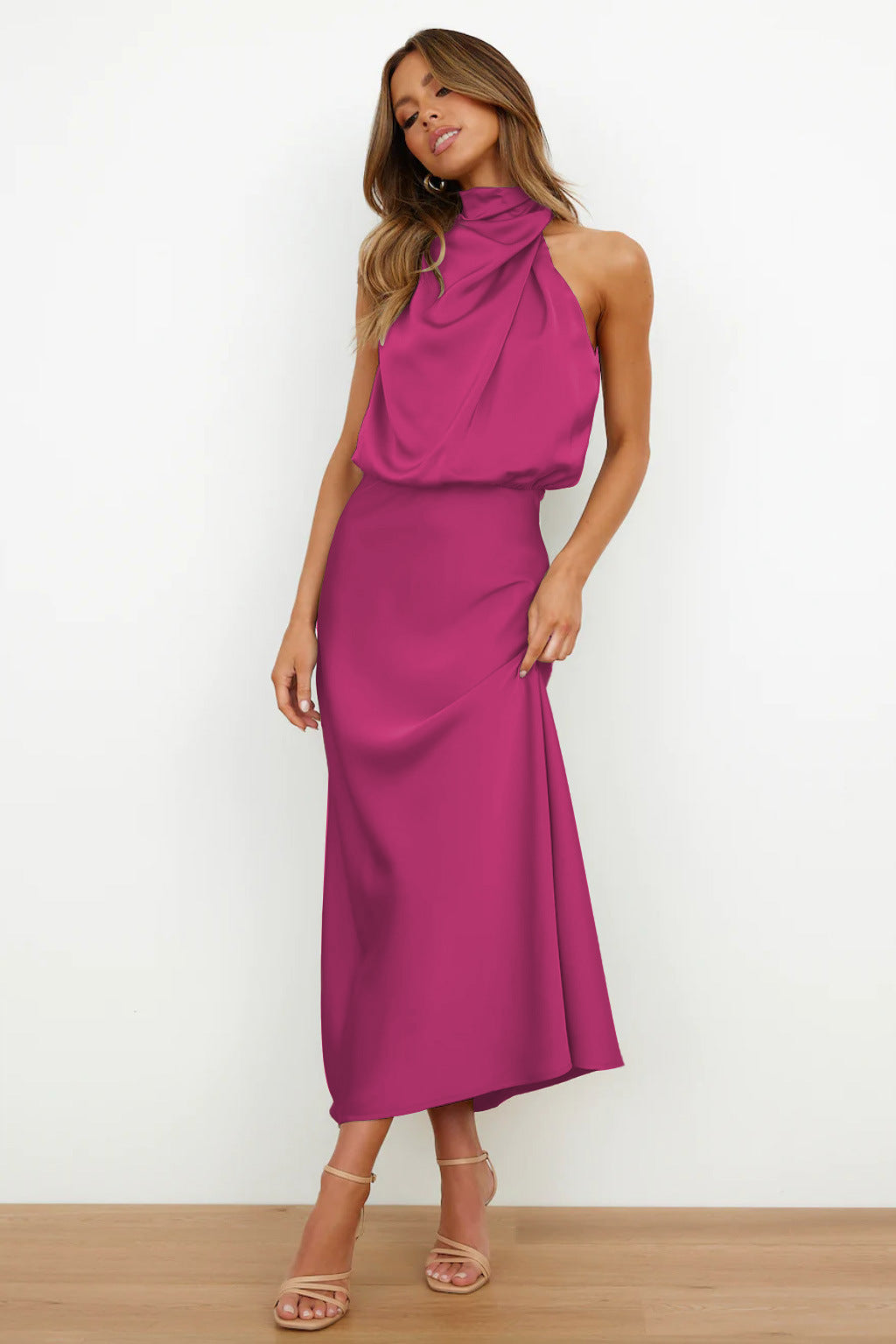 Violeta | Robe drapée Sahara