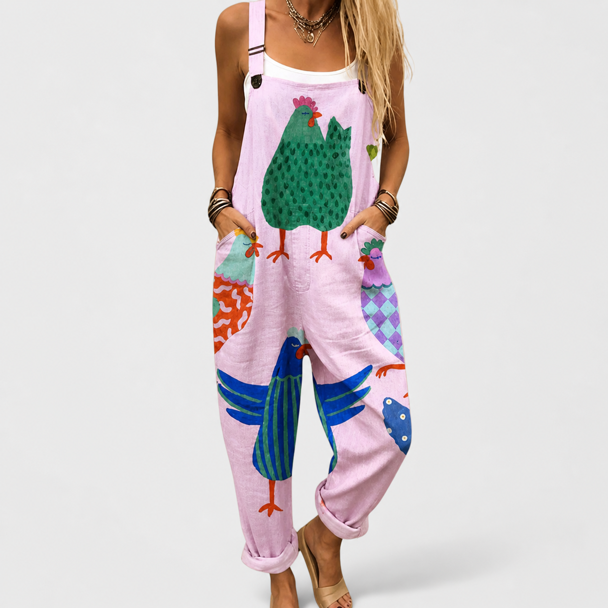 Cómodos monos estampados