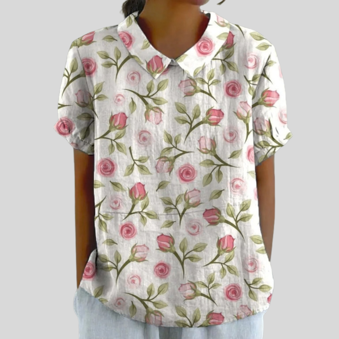 TOP FLOREALE ELEGANTE