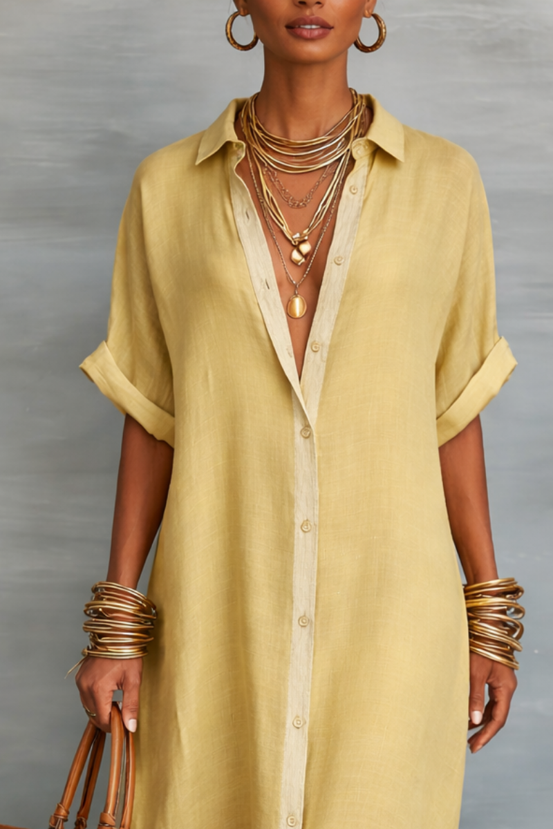 Manelle™ | Vestido Maxi de Línea Minimalista