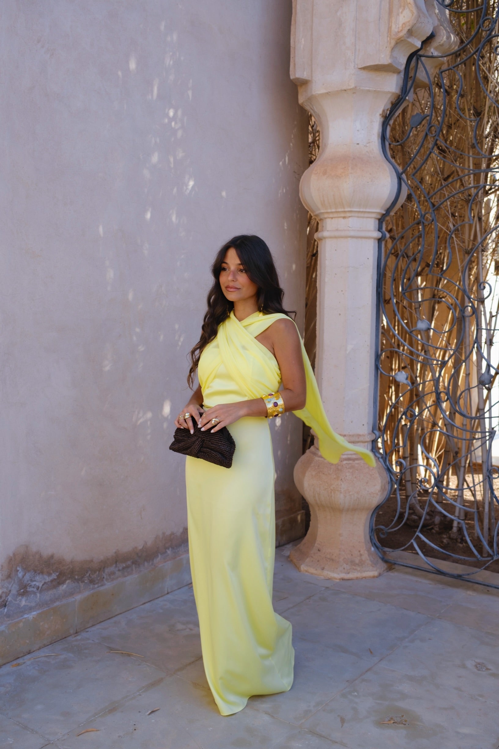 Vestido Triana en amarillo