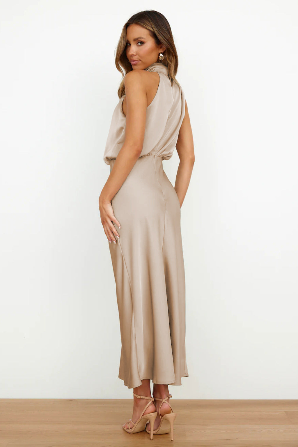 Violeta | Robe drapée Sahara