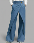 Pantalones envolventes de denim Noire