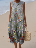 Vestido midi Cara™ Wildflower