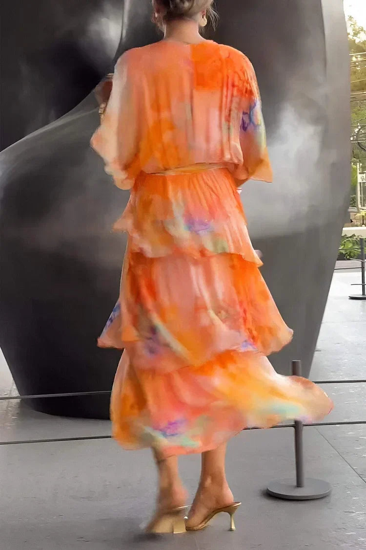 Cassia – Elegante vestido de gasa