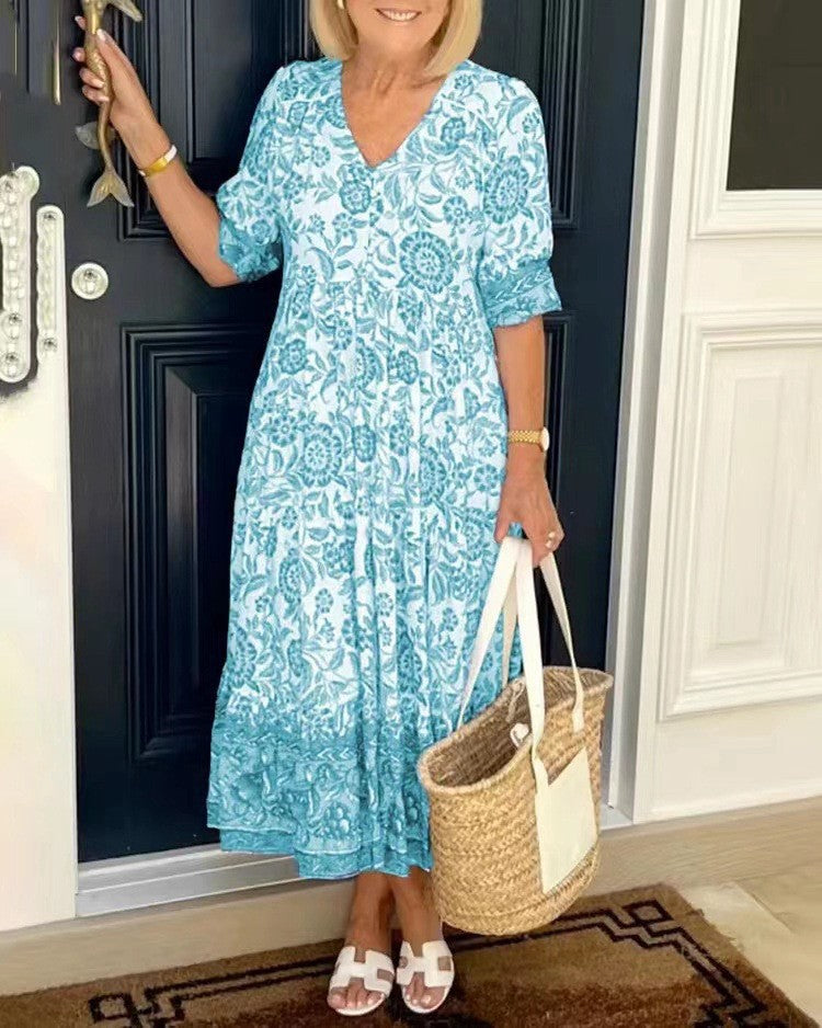 Madison – Robe légère et fluide à l’effet flatteur.