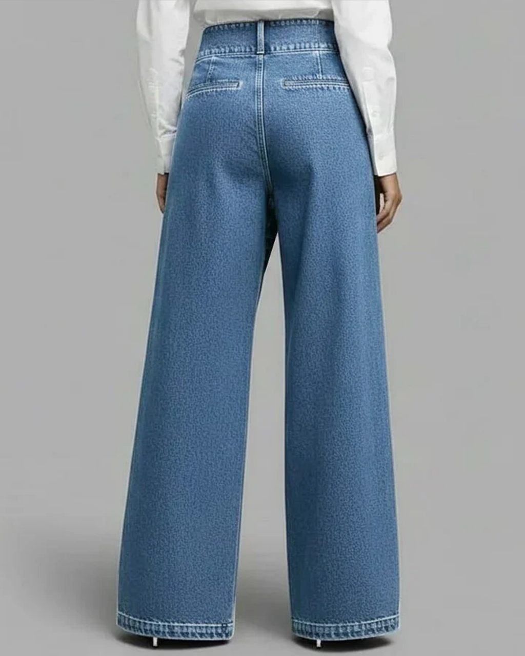 Pantalones envolventes de denim Noire