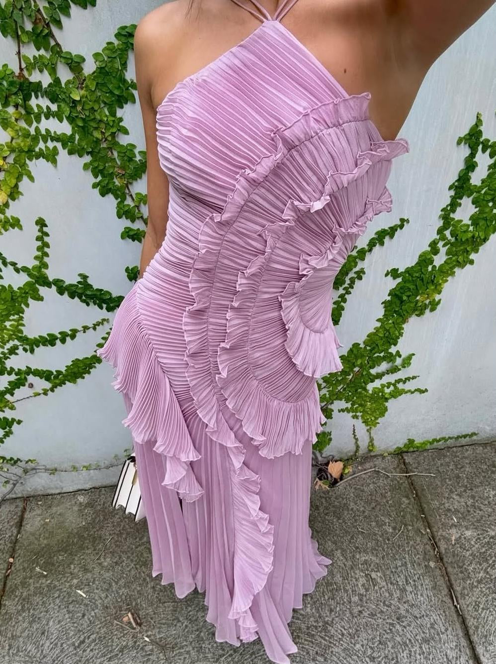 Melisa | Robe Lavande en édition limitée à volants