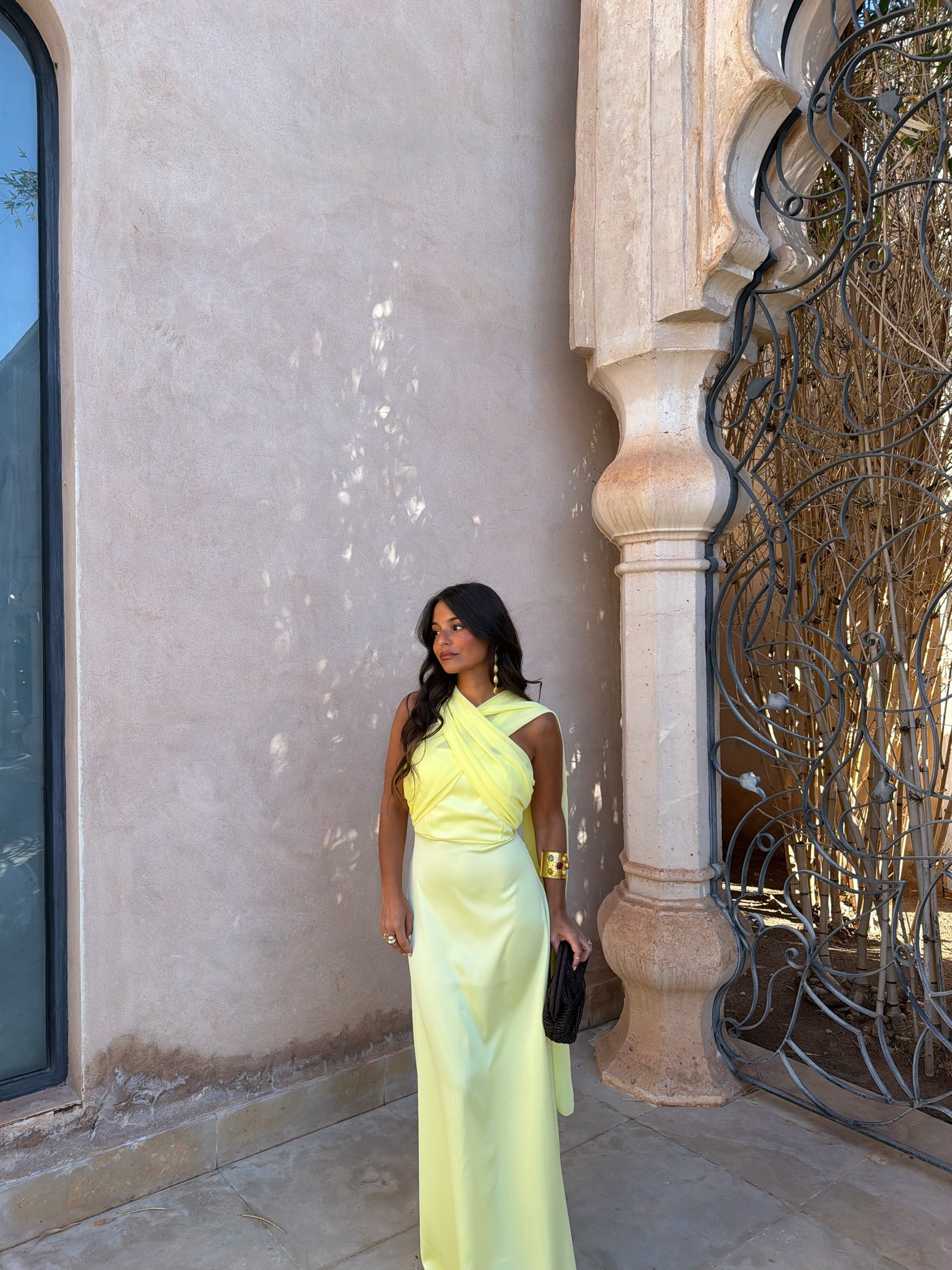 Vestido Triana en amarillo