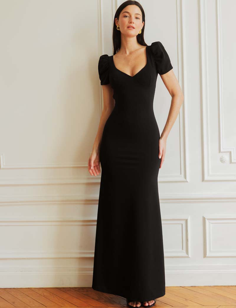 vestido marbella negro